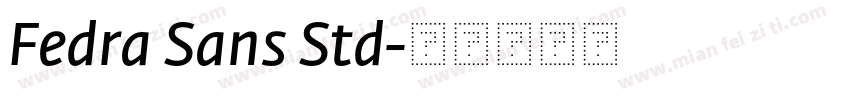 Fedra Sans Std字体转换